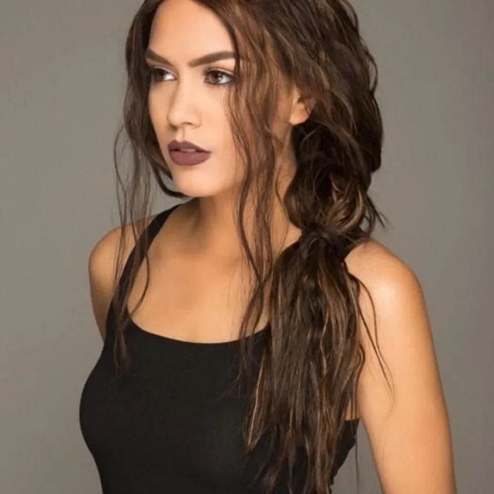 NEW LACE FRONT reddish rusty mix with blonde..... Heat Friendly!